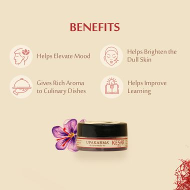 UPAKARMA: Kashmiri Saffron Threads - 0.5gm