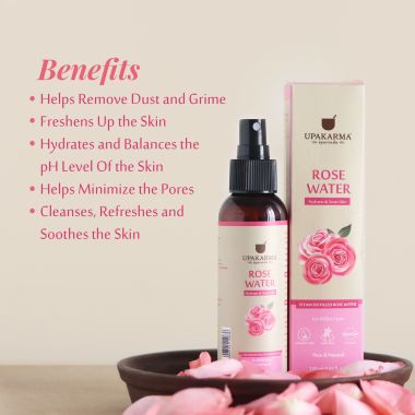 UPAKARMA: Ayurveda Premium, Gulab Jal - 120ml