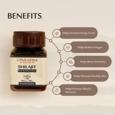 UPAKARMA: Ayurveda Shilajit Extracts - 90 Capsules