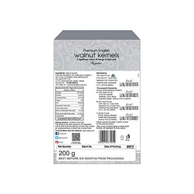 Nutraj: Signature California Walnut Kernels - Pack of 3 - 200gm each