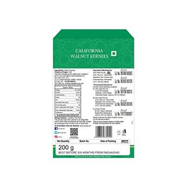 Nutraj: Signature Regular Walnut Kernels - Pack of 3 - 200gm each