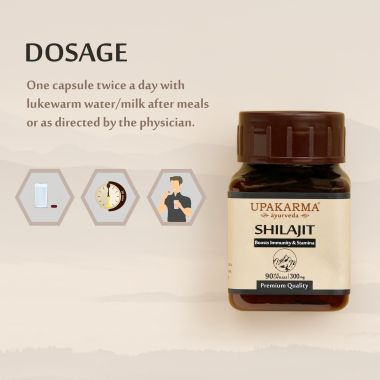 UPAKARMA: Ayurveda Shilajit Extracts - 90 Capsules