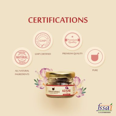 UPAKARMA: Kashmiri Saffron Threads - 1gm