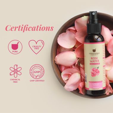 UPAKARMA: Ayurveda Premium, Gulab Jal - 120ml