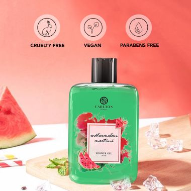 Carlton London: Shower Gel Watermelon Martini Soft & Fresh Body Wash - 250ml