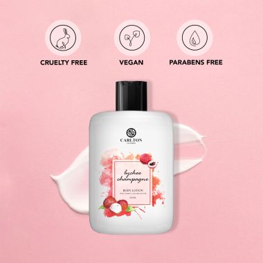 Carlton London: Lychee Champagne Body Lotion - 250ml