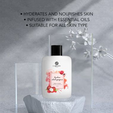 Carlton London: Lychee Champagne Body Lotion - 250ml