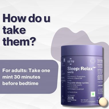 SETU: Sleep - Relax Mints - Peppermint Flavour- 30 Mints