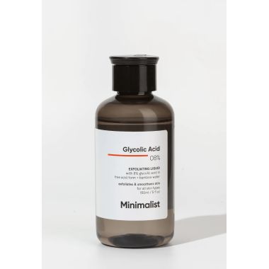 Minimalist: Glycolic Acid 08% Exfoliating Liquid - 150ml