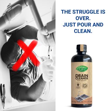 EKAM ECO: Zerodor Care Kitchen Drain Cleaner and Clog Remover - 400ml