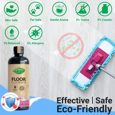 EKAM ECO: Zerodor Care Natural Floor Cleaner for Floor Tiles & Mirror - 5Ltr