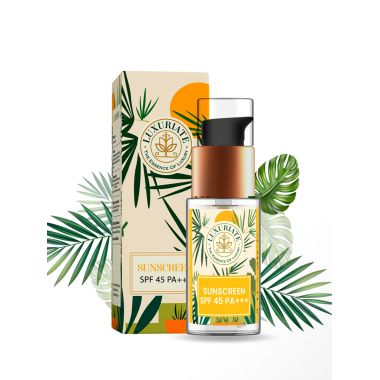 Luxuriate : Vitamin C Sunscreen SPF 45 PA+++ For Unisex - 30ml
