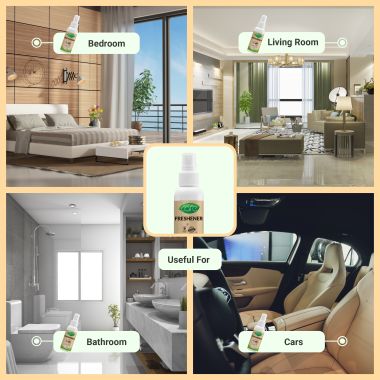 EKAM ECO: Zerodor Care Natural Fragrance Non Toxic Home Car And Toilet Freshener - 100ml