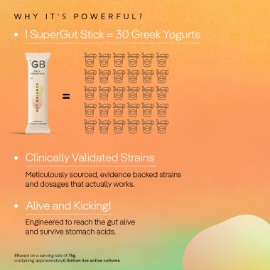 The Good Bug: Gut Balance SuperGut Stick