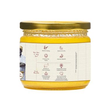 KUDEJ: Desi Hallikar Cow A2 Ghee - 250ml