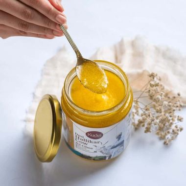 KUDEJ: Desi Hallikar Cow A2 Ghee - 500ml