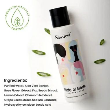 Sassiest: Slide & Glide Pleasure Lube - 100gm