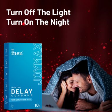ForMen: JoyMax Ultra Thin Delay Condoms - 10Sachets