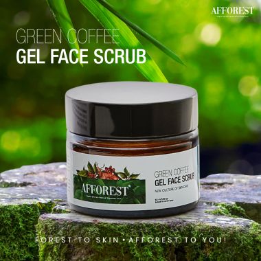 AFFOREST: Green Coffee Gel Face Scrub  - 50gm