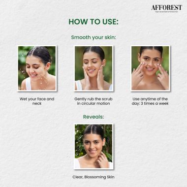 AFFOREST: Green Coffee Gel Face Scrub  - 50gm
