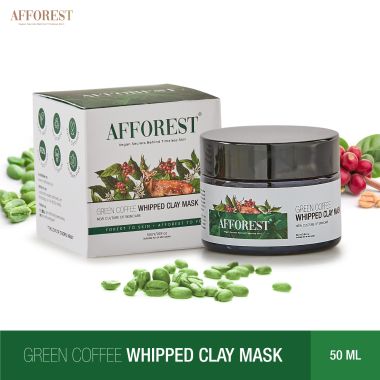 AFFOREST: Green Coffee Whipped Clay Mask  - 50gm
