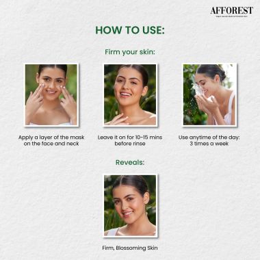 AFFOREST: Green Coffee Whipped Clay Mask  - 50gm