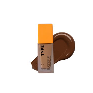 Type Beauty: Matte Up Serum Foundation For Oily & Acne Prone Skin Spf 50, Pa++++ - Cocoa - 30Ml