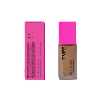 Type Beauty: Get Even, Serum Foundation, For Dark Spots & Dullness Spf 50, Pa++++ - Java - 30Ml
