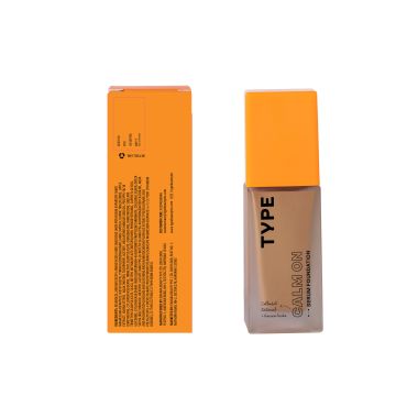 Type Beauty: Calm On Serum Foundation For Sensetive Skin & Redness - Java - 3Oml