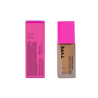 Type Beauty: De Crease Serum Foundation For Fine Lines & Wrinkles Spf 50, Pa ++++ - Java - 30Ml