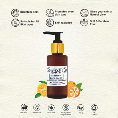 Love Earth: Vitamin C Face Wash - 100ml