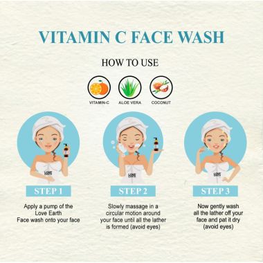 Love Earth: Vitamin C Face Wash - 100ml