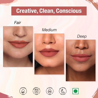 TNW - The Natural Wash: Matte Velvet Longstay Liquid Lipstick - 06 - Nutty Nude - 5ml