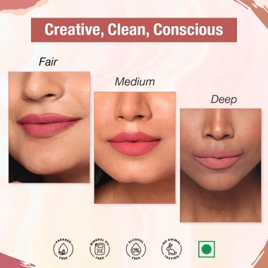 TNW - The Natural Wash: Matte Velvet Longstay Liquid Lipstick - 08 - Pretty Peach - 5ml
