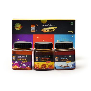 Honey Twigs: Honey Celebrations Gift Pack - Himalayan Honey, Cinnamon-Infused...