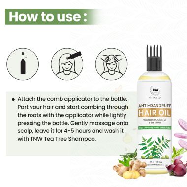 TNW - The Natural Wash: Anti-Dandruff Oil-100ml