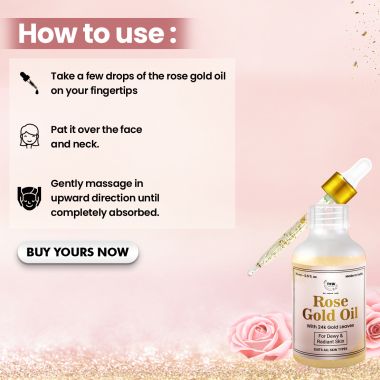 TNW - The Natural Wash: Rose Gold Oil- 15ml
