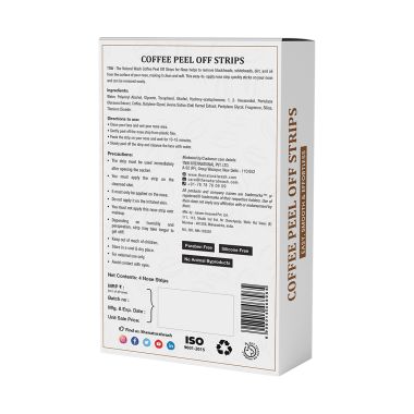TNW - The Natural Wash: Coffee Peel Off Nose Strips