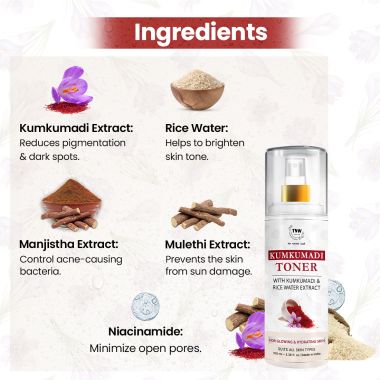 TNW - The Natural Wash: Kumkumadi Toner-100ml