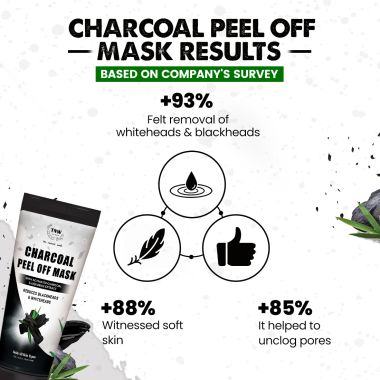TNW - The Natural Wash: Charcoal Peel Off Mask-100gm