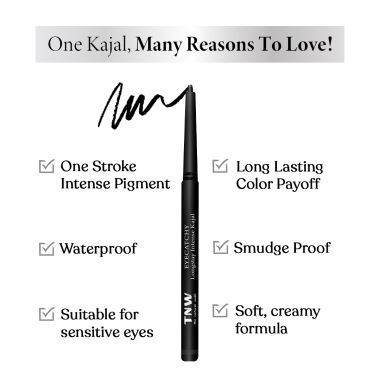 TNW - The Natural Wash: Eyecatchy Longstay Intense Kajal - 0.3gm