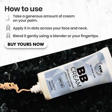 TNW - The Natural Wash: BB Cream Medium Shade - 30 gm