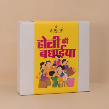 Eat Better: Holi Celebration Hamper - Organic Gulaal, Thandai, Dry-Fruits and more