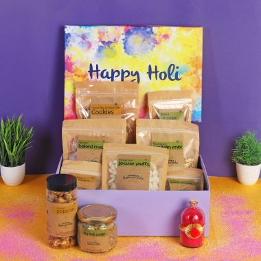 Foodcloud: The Foodelicious Holi Gift Hamper - Pack of 10