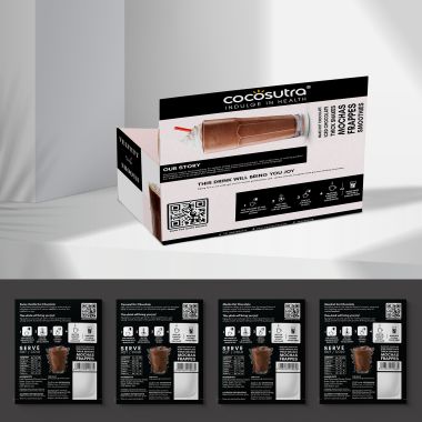 Cocosutra: Hot Chocolate Signature Serves - Swiss Vanilla, Caramel, Mocha, Hazelnut - 20 Pack