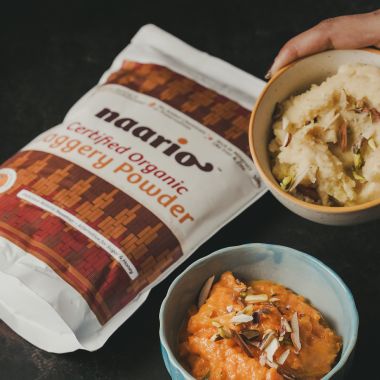 Naario: Iron Rich Organic Jaggery Powder - 500gm