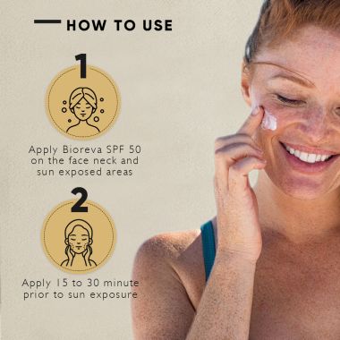 Bioreva: SPF 50 Sunscreen Cream - 100gm
