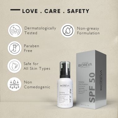 Bioreva: SPF 50 Sunscreen Cream - 100gm