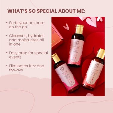 Curl Cure: Travel Kit - Shampoo , Deep Conditioner & Curl Cream- 50gm
