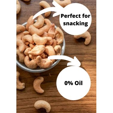 The Daily Nut Co.: Roasted Cashew - Pack of 2 - 250gm each
